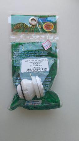 Embolo 40mm primor O.S. baixa pressao sem furo