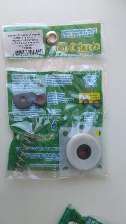 Reparo para Valvula Primor 45mm ( ate 1980 ) com regulador externo  Alta e Baixa Pressao 